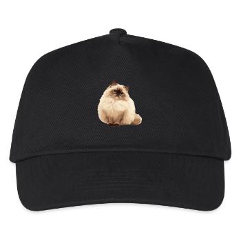 Chat de l’Himalaya Colourpoint Katze - Casquette de baseball Enfant - noir - Devant
