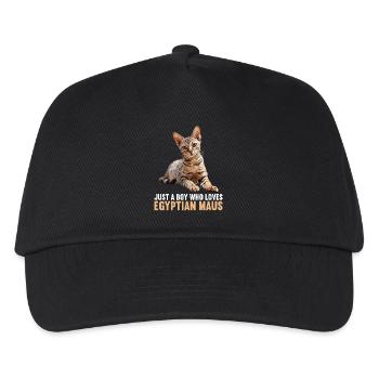 Egyptian Mau Kitten Cat Egyptian Mau - Kids’ Baseball Cap - black - Front