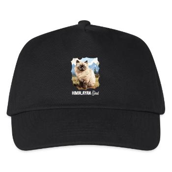 Chat de l’Himalaya Colourpoint Katze - Casquette de baseball Enfant - noir - Devant