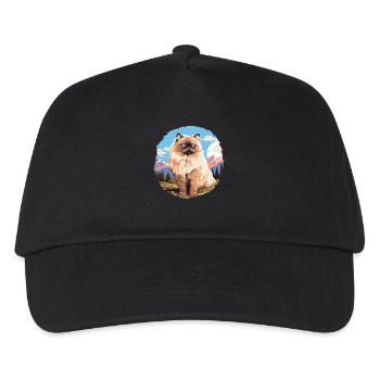 Chat de l’Himalaya Colourpoint Katze - Casquette de baseball Enfant - noir - Devant