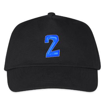 2 - Casquette de baseball Enfant - noir - Devant