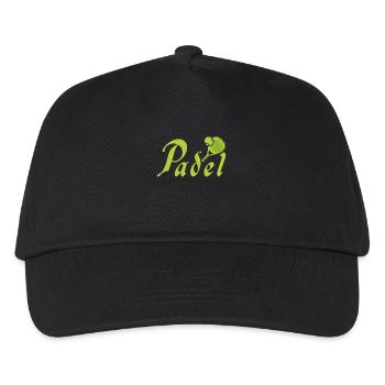 Padel Fun Padel Player Padelist - Casquette de baseball Enfant - noir - Devant