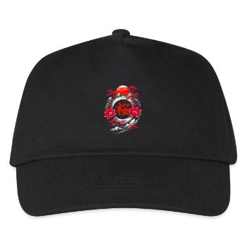 Cherry Blossom Japan Mountains - Kids’ Baseball Cap - black - Front