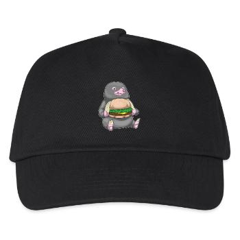 Mole Cheeseburger - Casquette de baseball Enfant - noir - Devant