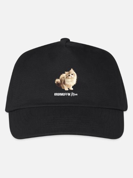 Ragamuffin Kätzchen Ragamuffin Katze - Kinder Basecap - Schwarz