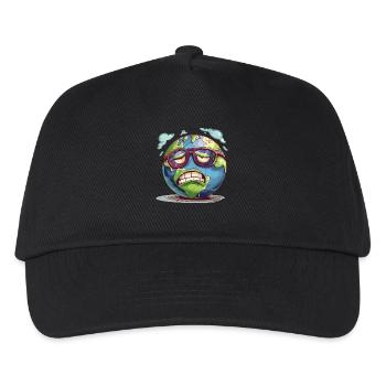 Réchauffez-vous, sauvez notre climat maintenant - Casquette de baseball Enfant - noir - Devant