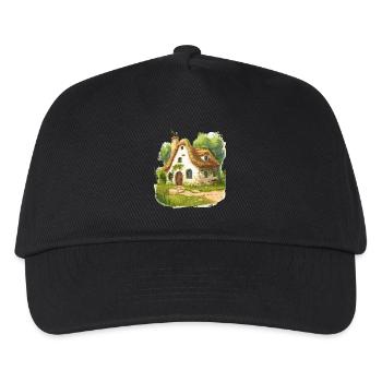 Maison de conte de fées idyllique à la campagne - Casquette de baseball Enfant - noir - Devant