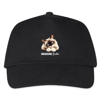Chaton raquette Chat raquette - Casquette de baseball Enfant - noir - Devant