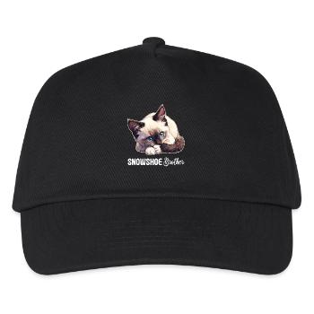 Chaton raquette Chat raquette - Casquette de baseball Enfant - noir - Devant