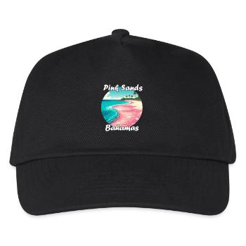 Pink Sands Bahamas at sunset - Kids’ Baseball Cap - black - Front
