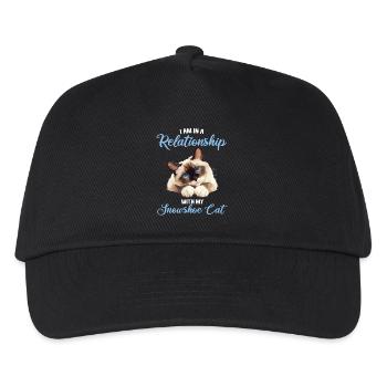 Chaton raquette Chat raquette - Casquette de baseball Enfant - noir - Devant