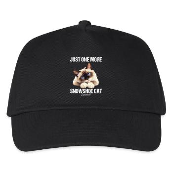 Chaton raquette Chat raquette - Casquette de baseball Enfant - noir - Devant
