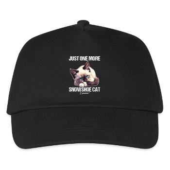 Chaton raquette Chat raquette - Casquette de baseball Enfant - noir - Devant