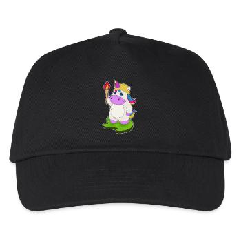 Torche Licorne - Casquette de baseball Enfant - noir - Devant