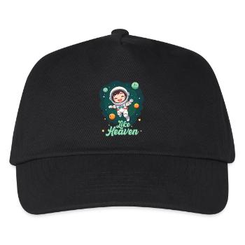 Like Heaven - Astronaut - Kinder Basecap - Schwarz - Vorne