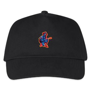 Retro Guitarist - Kids’ Baseball Cap - black - Front