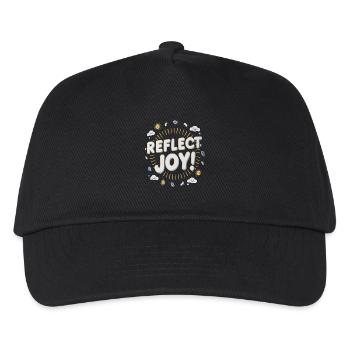 Refléter la joie, la positivité et la joie - Casquette de baseball Enfant - noir - Devant