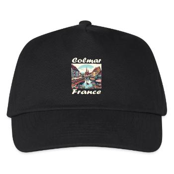 Colmar Old Town Colonial Port - Kids’ Baseball Cap - black - Front