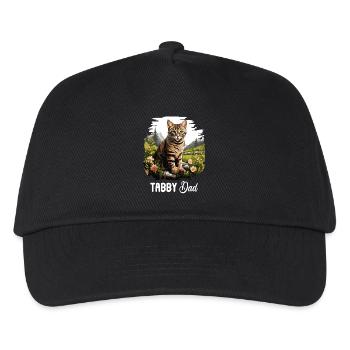 Tabby Kitten Tabby Cat - Kids’ Baseball Cap - black - Front