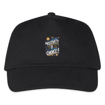 La positivité est un choix - Casquette de baseball Enfant - noir - Devant