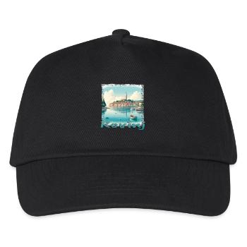 Rovinj Croatia Summer Vacation Port City - Kids’ Baseball Cap - black - Front