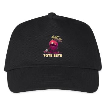 Halloween Rote Bete Tote Beete Tote Bete - Kinder Basecap - Schwarz - Vorne
