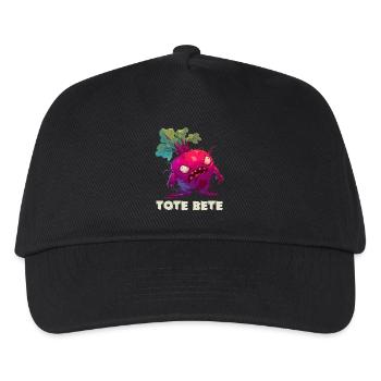 Halloween Rote Bete Tote Beete Tote Bete - Kinder Basecap - Schwarz - Vorne