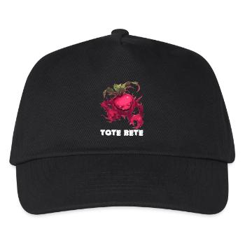 Halloween Rote Bete Tote Beete Tote Bete - Kinder Basecap - Schwarz - Vorne