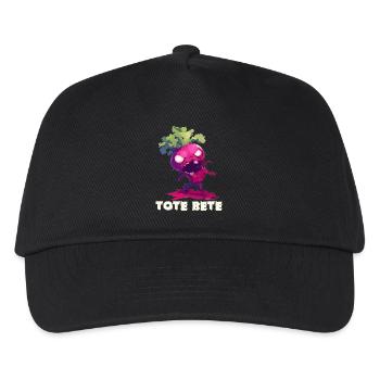 Halloween Rote Bete Tote Beete Tote Bete - Kinder Basecap - Schwarz - Vorne
