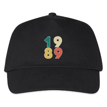 1989 - Year 1989 - Year 1989 - Kids’ Baseball Cap - black - Front