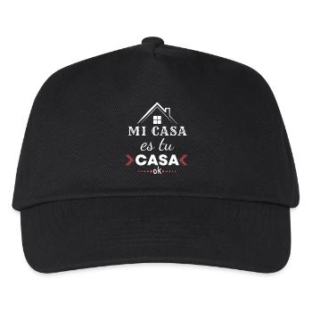 Modernes Design zum Muttertag - Kinder Basecap - Schwarz - Vorne