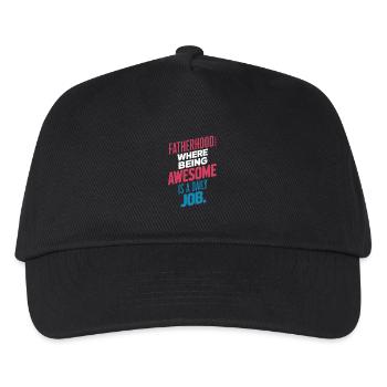 Paternité : Être génial chaque jour - Casquette de baseball Enfant - noir - Devant