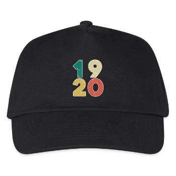 1920 - Year 1920 - Year 1920 - Kids’ Baseball Cap - black - Front