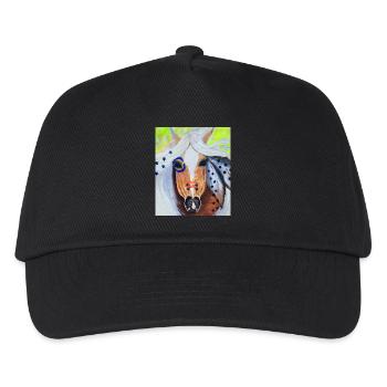 Free Spirit - Wildpferd - Kinder Basecap - Schwarz - Vorne