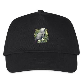 African grey parrots - Kids’ Baseball Cap - black - Front