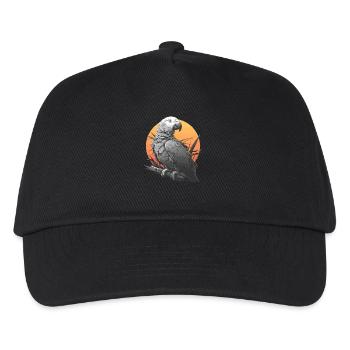 African grey parrots - Kids’ Baseball Cap - black - Front
