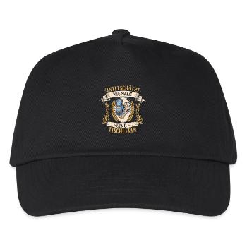 Tischlerin Geschenk Holz Lustig Beruf - Kinder Basecap - Schwarz - Vorne