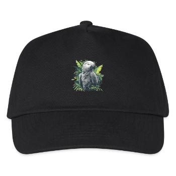 African grey parrots - Kids’ Baseball Cap - black - Front
