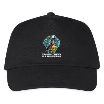 African grey parrots - Kids’ Baseball Cap - black - Front