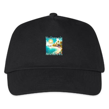 Hulhumale Maldives Summer Beach Sun Grunge - Kids’ Baseball Cap - black - Front