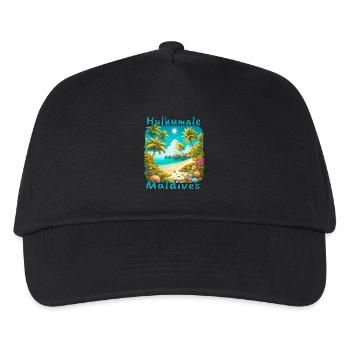 Hulhumale Maldives Summer Beach Sun Vacation - Kids’ Baseball Cap - black - Front
