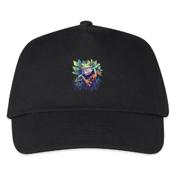 Rainette Baumfrösche Baumfrosch - Casquette de baseball Enfant - noir - Devant