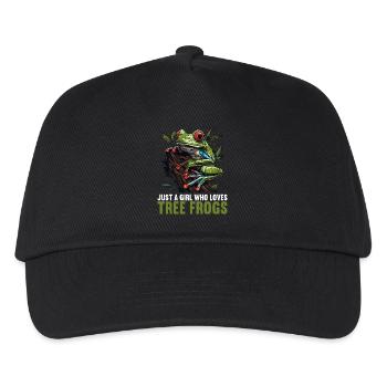 Rainette Baumfrösche Baumfrosch - Casquette de baseball Enfant - noir - Devant