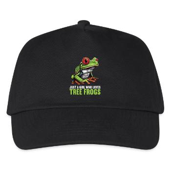 Rainette Baumfrösche Baumfrosch - Casquette de baseball Enfant - noir - Devant