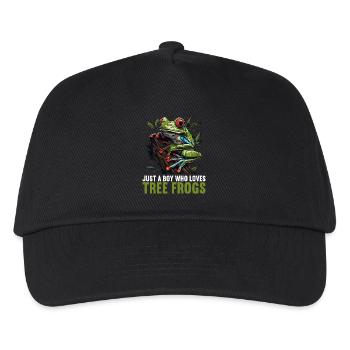 Rainette Baumfrösche Baumfrosch - Casquette de baseball Enfant - noir - Devant