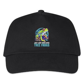 Rainette Baumfrösche Baumfrosch - Casquette de baseball Enfant - noir - Devant