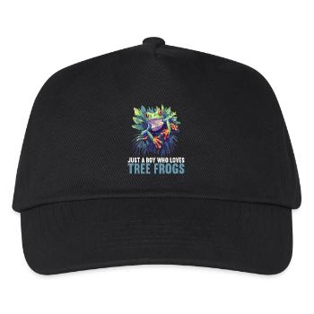 Rainette Baumfrösche Baumfrosch - Casquette de baseball Enfant - noir - Devant