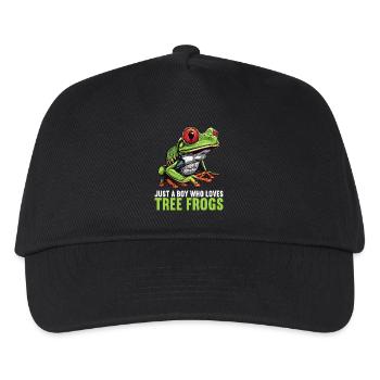 Rainette Baumfrösche Baumfrosch - Casquette de baseball Enfant - noir - Devant