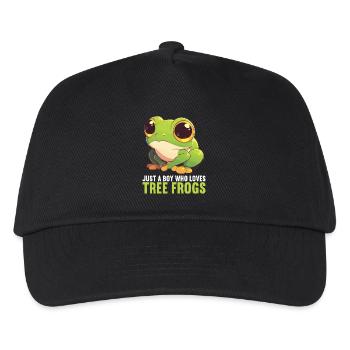 Rainette Baumfrösche Baumfrosch - Casquette de baseball Enfant - noir - Devant