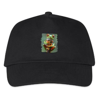 Rainette Baumfrösche Baumfrosch - Casquette de baseball Enfant - noir - Devant
